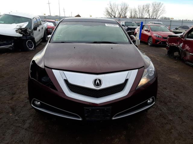 2HNYB1H43BH500530 - 2011 ACURA ZDX TECHNOLOGY MAROON photo 5