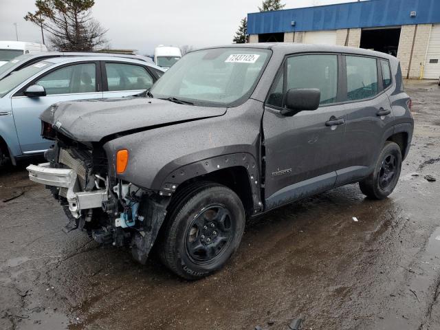 ZACNJBAB7LPL22693 - 2020 JEEP RENEGADE S GRAY photo 1