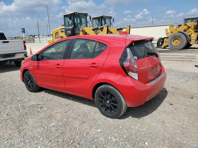 JTDKDTB35G1118054 - 2016 TOYOTA PRIUS C RED photo 2