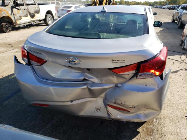 KMHDH4AE6DU578710 - 2013 HYUNDAI ELANTRA GLS SILVER photo 6