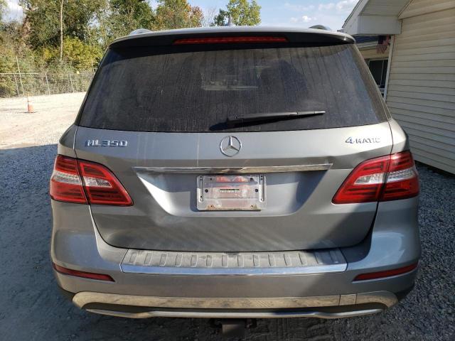 4JGDA5HB6CA076804 - 2012 MERCEDES-BENZ ML 350 4MATIC GRAY photo 6