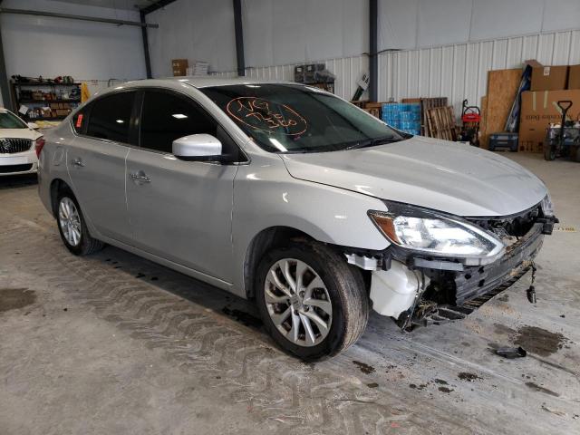 3N1AB7AP0KY426382 - 2019 NISSAN SENTRA S SILVER photo 4