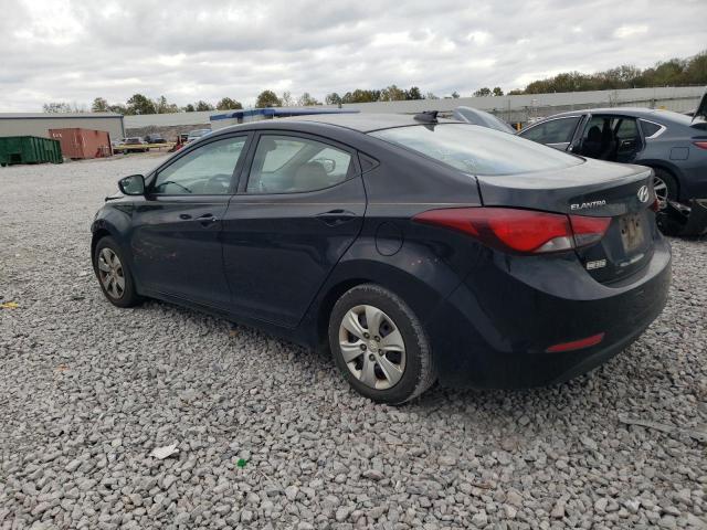 5NPDH4AE7GH772066 - 2016 HYUNDAI ELANTRA SE BLACK photo 2