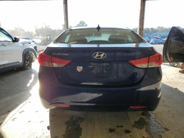 5NPDH4AE2DH400548 - 2013 HYUNDAI ELANTRA GLS BLUE photo 6