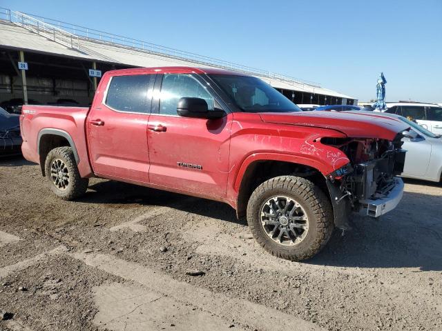 5TFLA5DB0NX030780 - 2022 TOYOTA TUNDRA CREWMAX SR RED photo 4