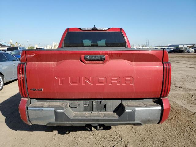 5TFLA5DB0NX030780 - 2022 TOYOTA TUNDRA CREWMAX SR RED photo 6