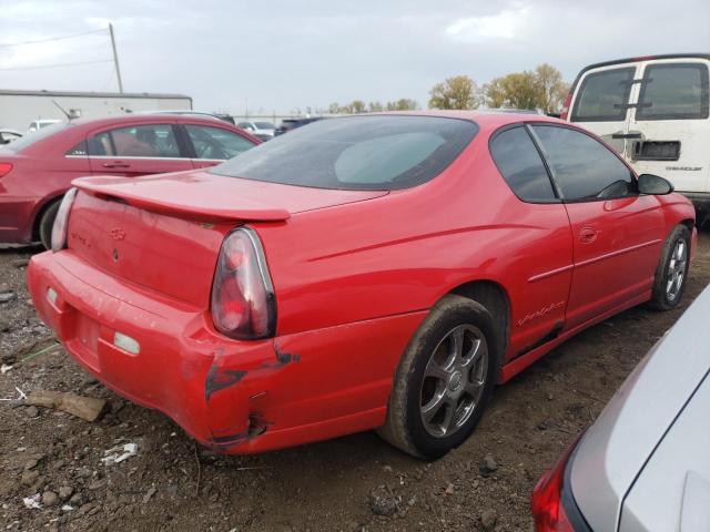2G1WX15K429221463 - 2002 CHEVROLET MONTE CARL SS RED photo 3