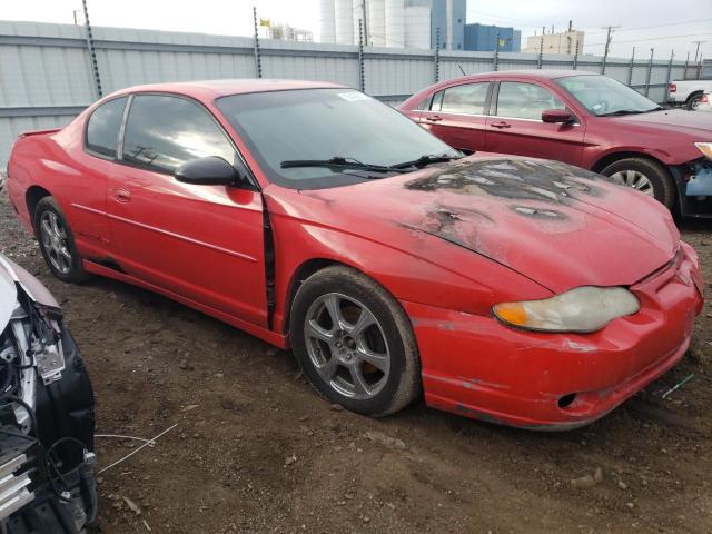 2G1WX15K429221463 - 2002 CHEVROLET MONTE CARL SS RED photo 4