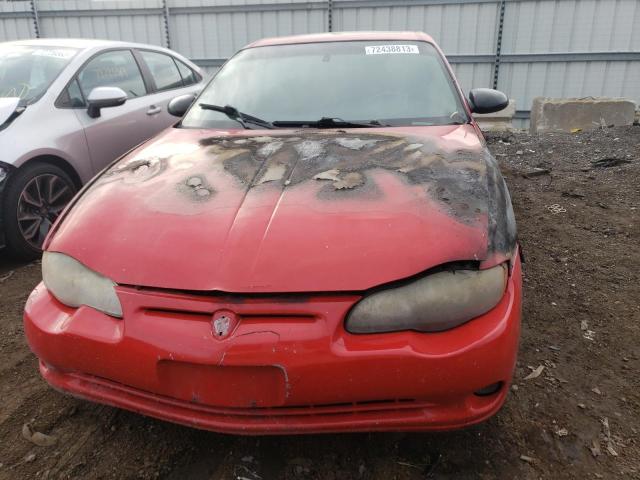 2G1WX15K429221463 - 2002 CHEVROLET MONTE CARL SS RED photo 5