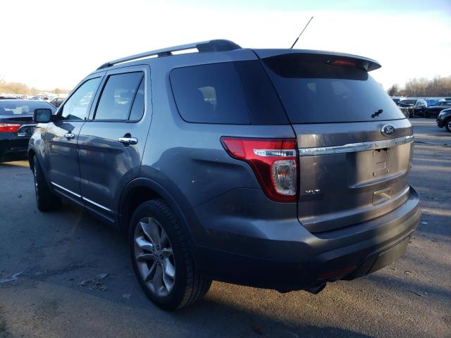 1FM5K8D84EGA10958 - 2014 FORD EXPLORER XLT GRAY photo 2