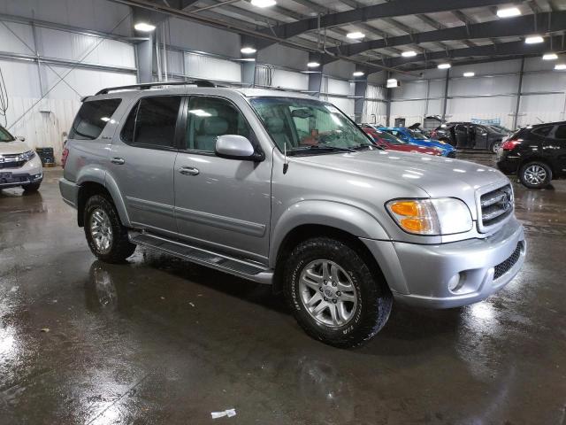 5TDBT48A93S200493 - 2003 TOYOTA SEQUOIA LIMITED SILVER photo 4
