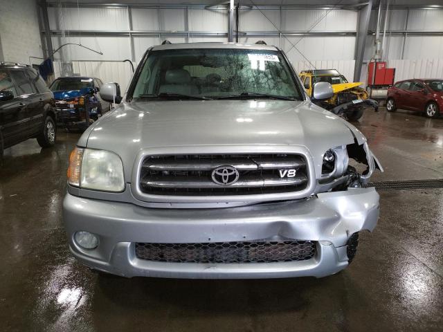 5TDBT48A93S200493 - 2003 TOYOTA SEQUOIA LIMITED SILVER photo 5