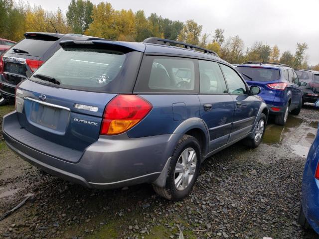 4S4BP61C157366091 - 2005 SUBARU LEGACY OUTBACK 2.5I BLUE photo 3