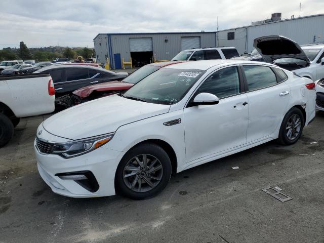 5XXGT4L34KG285595 - 2019 KIA OPTIMA LX WHITE photo 1