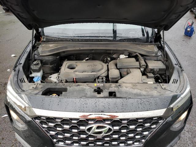 5NMS3CAD7KH124353 - 2019 HYUNDAI SANTA FE SEL BLACK photo 11