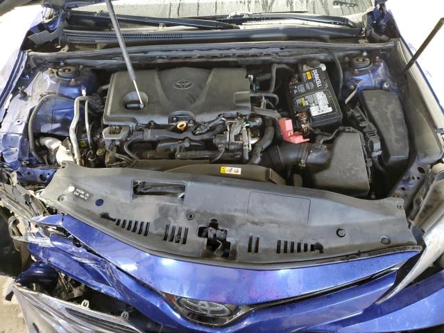 4T1B11HK3JU508096 - 2018 TOYOTA CAMRY L BLUE photo 11