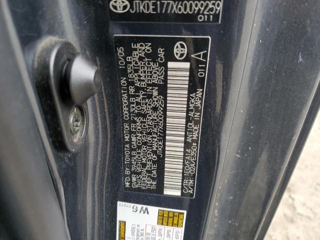 JTKDE177X60099259 - 2006 TOYOTA SCION TC 灰色 照片 12