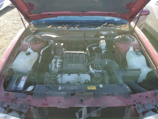 1G4HR53L5PH421327 - 1993 BUICK LESABRE LIMITED RED photo 11