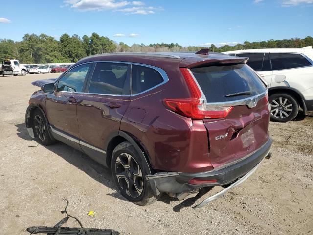 5J6RW1H91HL001080 - 2017 HONDA CR-V TOURING BURGUNDY photo 2