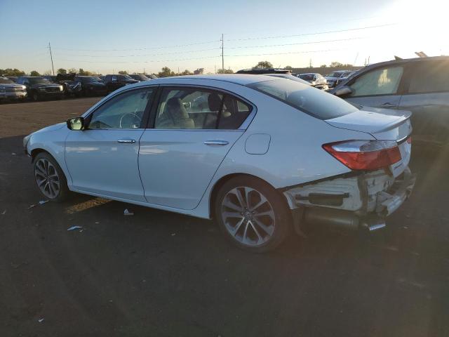 1HGCR2F51EA004756 - 2014 HONDA ACCORD SPORT WHITE photo 2