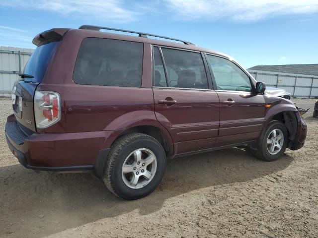 5FNYF18427B032555 - 2007 HONDA PILOT EX MAROON photo 3