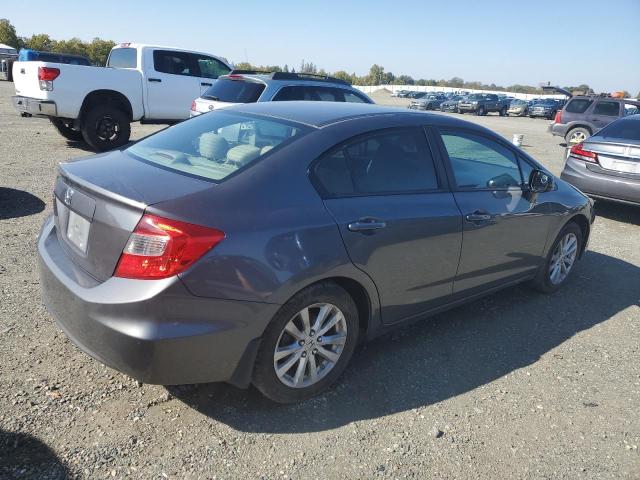 2HGFB2F80CH610642 - 2012 HONDA CIVIC EX GRAY photo 3