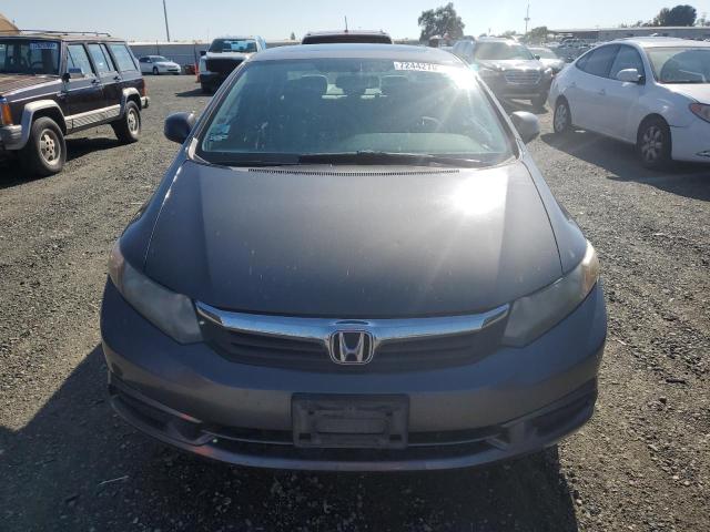 2HGFB2F80CH610642 - 2012 HONDA CIVIC EX GRAY photo 5