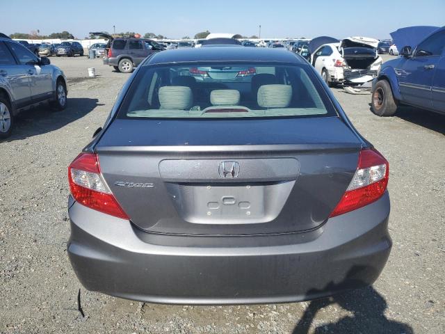 2HGFB2F80CH610642 - 2012 HONDA CIVIC EX GRAY photo 6