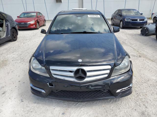 WDDGF8AB9DA819736 - 2013 MERCEDES-BENZ C 300 4MATIC BLACK photo 5