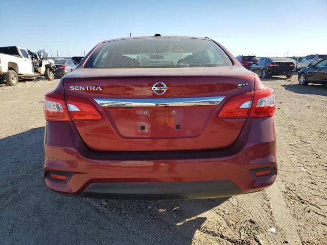 3N1AB7AP6JY316287 - 2018 NISSAN SENTRA S RED photo 6