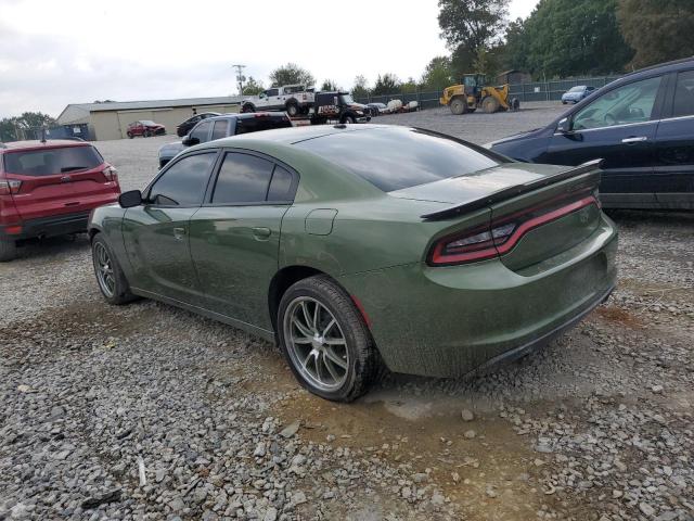 2C3CDXBG2JH167224 - 2018 DODGE CHARGER SXT GREEN photo 2