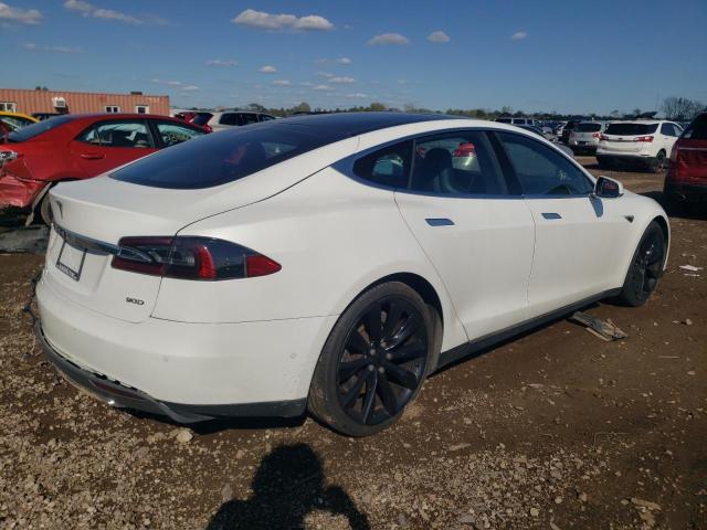 5YJSA1E24FF119606 - 2015 TESLA MODEL S WHITE photo 3