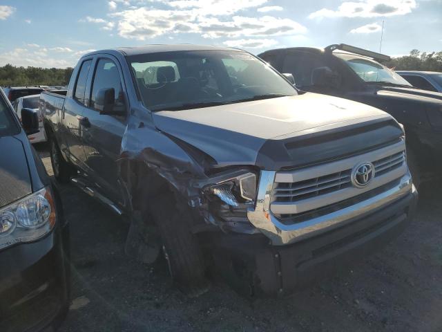 5TFRM5F14FX090603 - 2015 TOYOTA TUNDRA DOUBLE CAB SR/SR5 SILVER photo 4