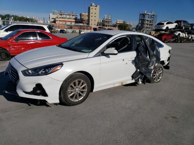 5NPE24AFXKH772862 - 2019 HYUNDAI SONATA SE WHITE photo 1