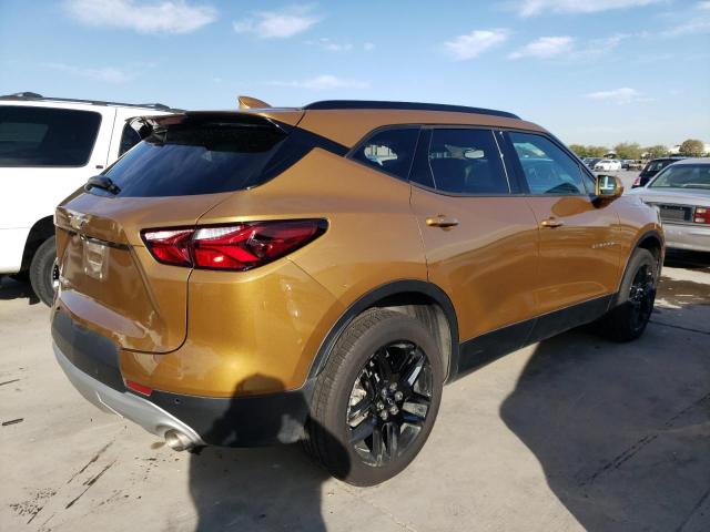 3GNKBBRA8KS703147 - 2019 CHEVROLET BLAZER 1LT GOLD photo 3