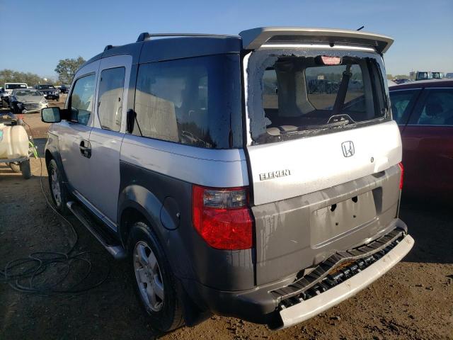 5J6YH28523L009531 - 2003 HONDA ELEMENT EX SILVER photo 2