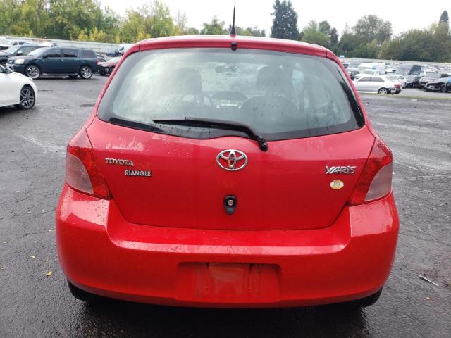 JTDJT923675041835 - 2007 TOYOTA YARIS RED photo 6