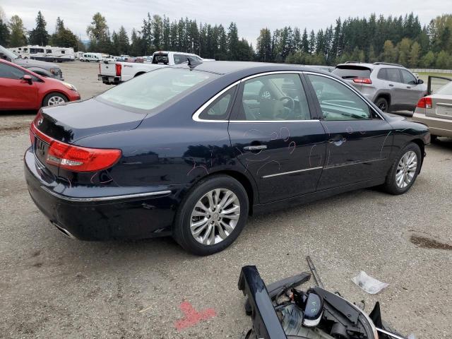 KMHFC4DF7BA551929 - 2011 HYUNDAI AZERA GLS BLACK photo 3