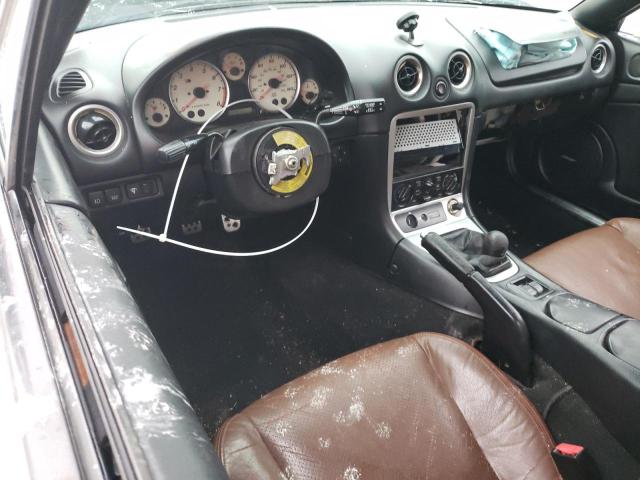 JM1NB353620225174 - 2002 MAZDA MX-5 MIATA BASE SILVER photo 8