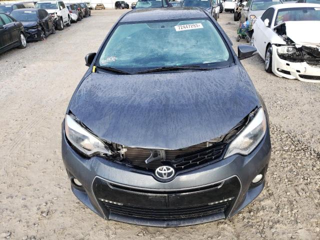 2T1BURHE2GC497554 - 2016 TOYOTA COROLLA L GRAY photo 5