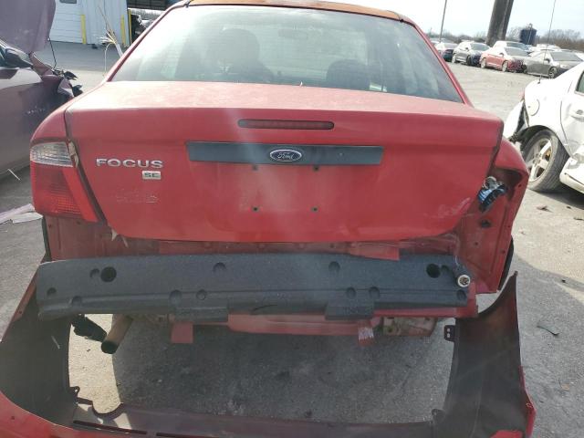 1FAFP34N97W101578 - 2007 FORD FOCUS ZX4 RED photo 6