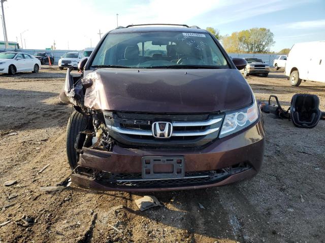 5FNRL5H47EB021214 - 2014 HONDA ODYSSEY EX MAROON photo 5