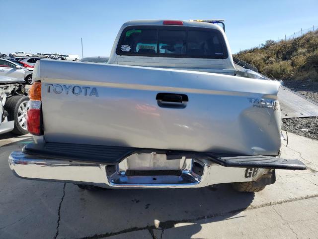 5TEGN92N64Z401376 - 2004 TOYOTA TACOMA DOUBLE CAB PRERUNNER SILVER photo 6