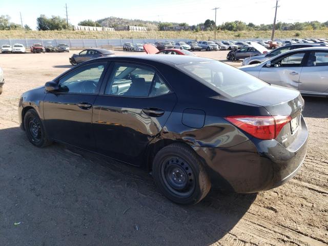 2T1BURHEXHC903212 - 2017 TOYOTA COROLLA L BLACK photo 2