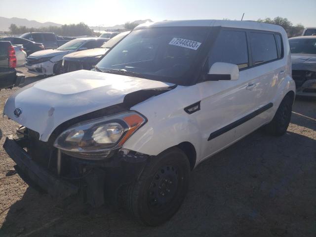 KNDJT2A55C7434170 - 2012 KIA SOUL WHITE photo 1