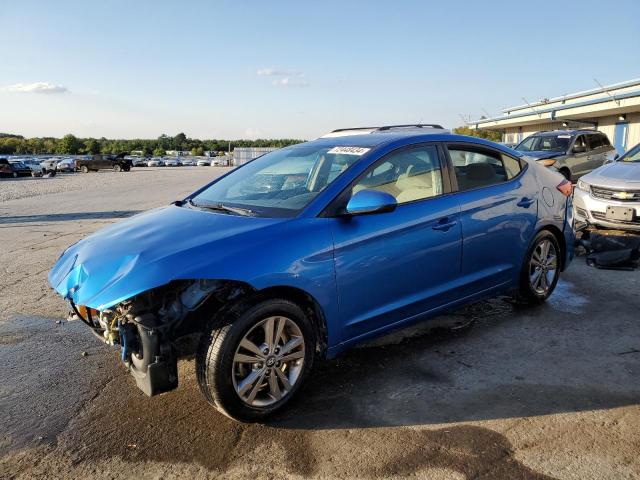 5NPD84LF1HH034173 - 2017 HYUNDAI ELANTRA SE BLUE photo 1