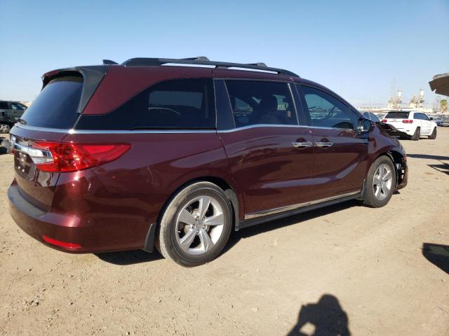 5FNRL6H51LB004601 - 2020 HONDA ODYSSEY EX MAROON photo 3