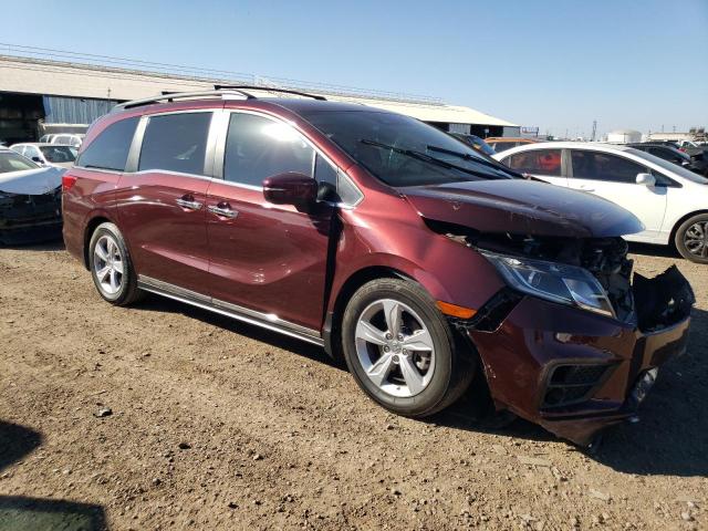 5FNRL6H51LB004601 - 2020 HONDA ODYSSEY EX MAROON photo 4