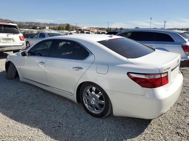 JTHGL46F375005228 - 2007 LEXUS LS 460L WHITE photo 2