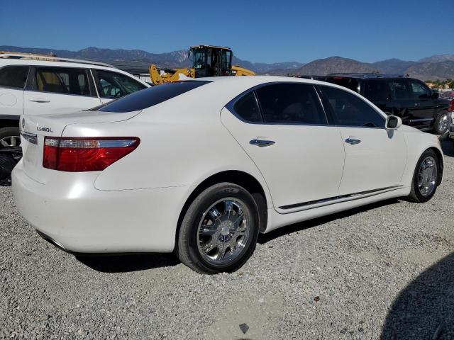 JTHGL46F375005228 - 2007 LEXUS LS 460L WHITE photo 3